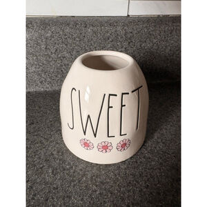 Rae Dunn by Magenta Sweet Pink Flower Bud Vase Canister